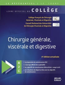 Chirurgie générale, viscérale et digestive (4e édition)