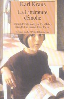 La littérature démolie