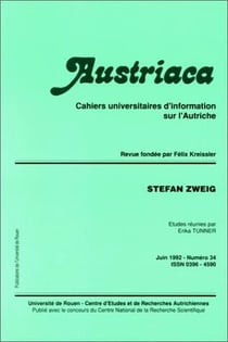 AUSTRIACA Tome 34 : Stefan Zweig