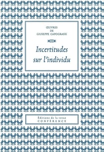 Incertitudes sur l'individu