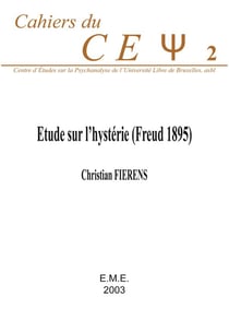 Étude sur l'hystérie (Freud, 1895).