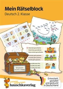 Mein Rätselblock Deutsch 2. Klasse : A5-Übungsblock