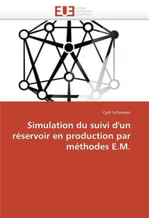 Simulation du suivi d'un reservoir en production par methodes e.m.
