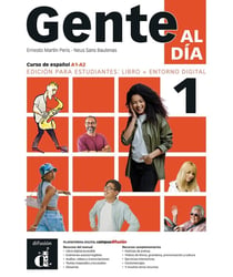 Gente al día 1 : Espagnol : Livre de l'élève hybride
