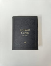 Le Saint Coran - édition bilingue français/arabe ; noir ; dorure