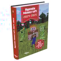Agenda scolaire 2024/2025 - 12,5 X 17,8 cm - Minecraft