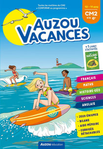Cahier de vacances : Auzou vacances - du CM2 à la 6e