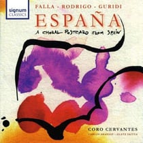 Espana : Une carte postale en forme de chorale de l'Espagne
