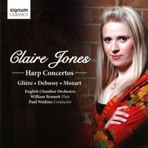 Glière/Debussy/Mozart : Concertos pour harpe