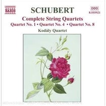 Schubert/quatuors cordes 1,4,8