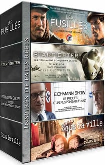 Secrets d'histoire - Coffret 4 films : Les Fusillés + Starfighter + Sous la ville + The Eichmann Show