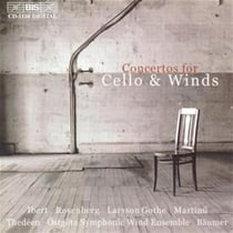 Violoncelle & Instruments à vents : Gothe, Martinu, Ibert, Rosenberg, Thedéen...