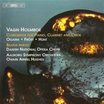 Concertos for piano, clarinet and oboe