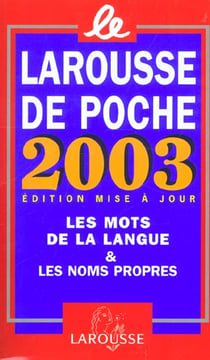 Larousse de poche (edition 2003)