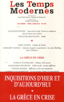 Revue les temps modernes n.673 - la grèce en crise