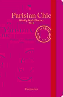 Parisian chic - weekly desk planner 2018