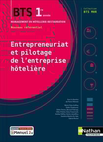BTS MHR : entrepreneuriat et pilotage de l'entreprise hôtelière - 1re année - cahier élève (édition 2018)