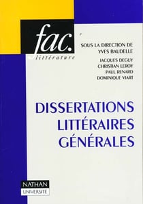 Dissertations litteraires generales