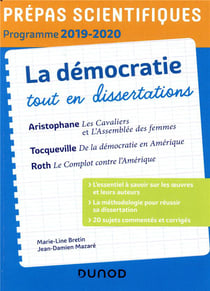 La démocratie tout en dissertations - prépas scientifiques - programme (édition 2019/2020)