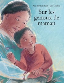 Sur les genoux de maman
