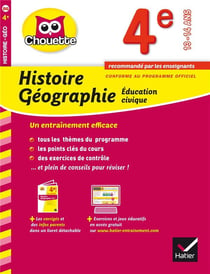 Chouette entraînement - histoire - géographie - éducation civique - 4ème