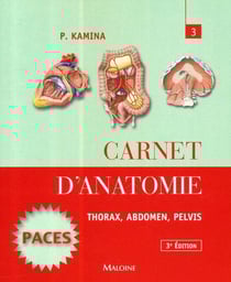 Carnet d'anatomie Tome 3 : Thorax, abdomen, pelvis (3e édition)