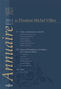 L'annuaire de l'institut Michel Villey Tome 5