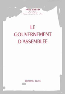 Le gouvernement d'assemblée