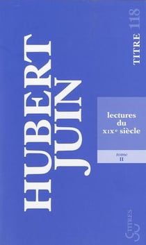 Lectures du XIXe siècle Tome 2