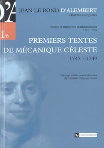 Premiers textes de mécanique céleste