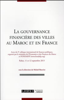 la gouvernance financière des villes au maroc et en france
