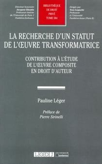 LA RECHERCHE D UN STATUT DE L OEUVRE TRANSFORMATRICE