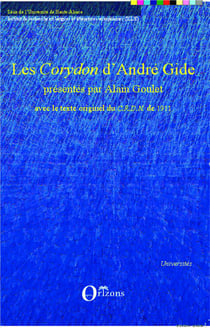 Les "corydon" d'André Gide