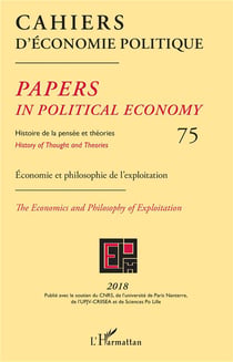 Cahiers d'economie politique (EDITION 2018)