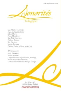 Sonorités Tome 4 - pédagogies