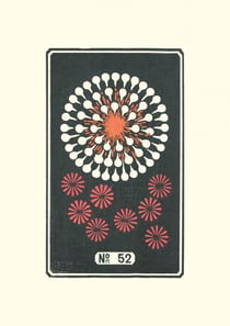 Carnet - feux d'artifice japonais