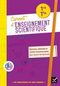 Carnet de labo : carnet d'enseignement scientifique - 1re, terminale - carnet de l'élève (édition 2020)
