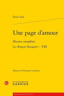 Une page d'amour - oeuvres complètes - les Rougon-Macquart Tome 8