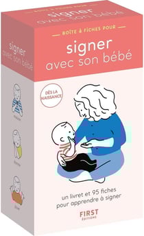 Boite à fiches - signer avec son bébé