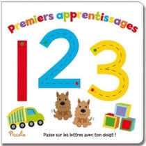 Premiers apprentissages : 123 - passe sur les chiffres avec ton doigt !