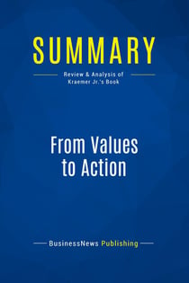 Summary: From Values to Action : Review and Analysis of Kraemer Jr.'s Book