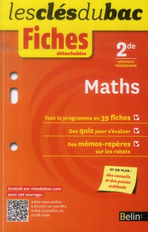 LES CLES DU BAC : maths - 2de - fiches