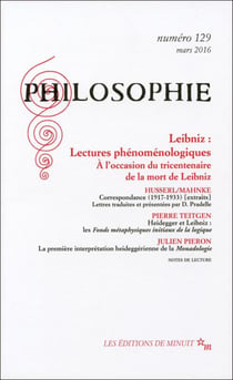 Revue Philosophie n.129 : Leibniz : lectures phénoménologiques