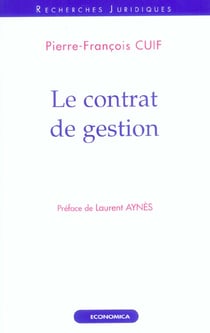 CONTRAT DE GESTION (LE)
