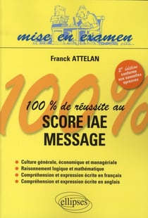 100% de réussite au score iae message