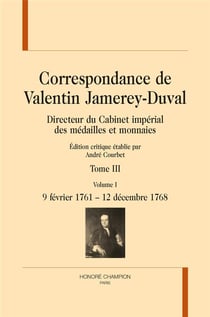 Correspondance t.3 - 9 février 1761 - 20 juillet 1775
