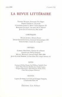 LA REVUE LITTERAIRE n.24