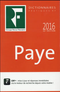 Dictionnaire paye (édition 2016)