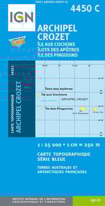 4450C - archipel Crozet - île aux Cochons, îlots des apôtres, île des pingouins