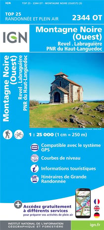 2344Ot Montagne Noire (Ouest).Revel Labruguiere.Pn
